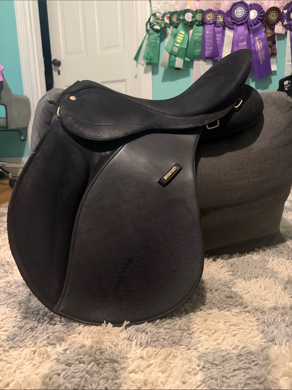 Black Wintec All-Purpose English Saddle 17.5